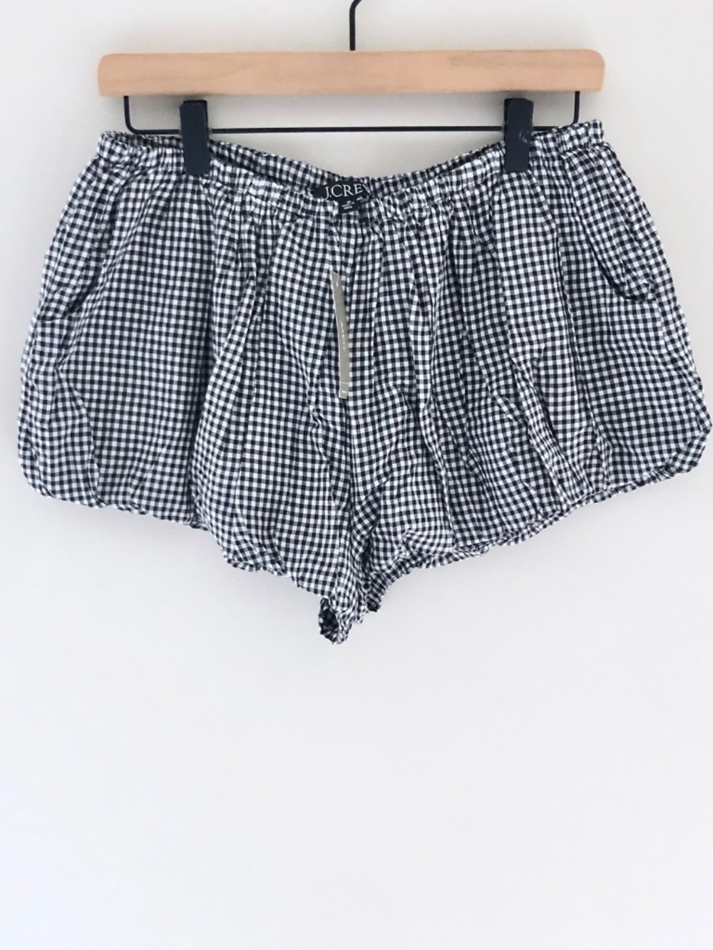 NWT J.Crew Bubble-hem Beach Short in Gingham